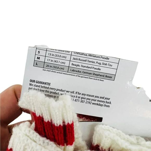 Holiday Time Gift for You Dog Sweater Tacky Ugly Large - Picture 5 of 9